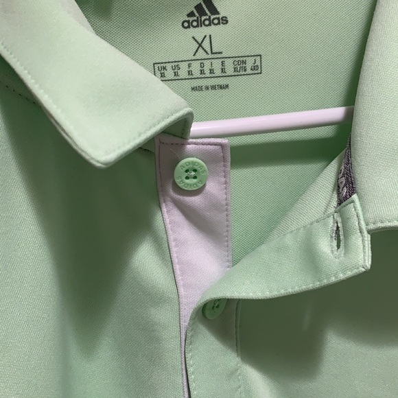 Green Men’s Adidas Size XL Golf Shirt - Picture 5 of 7